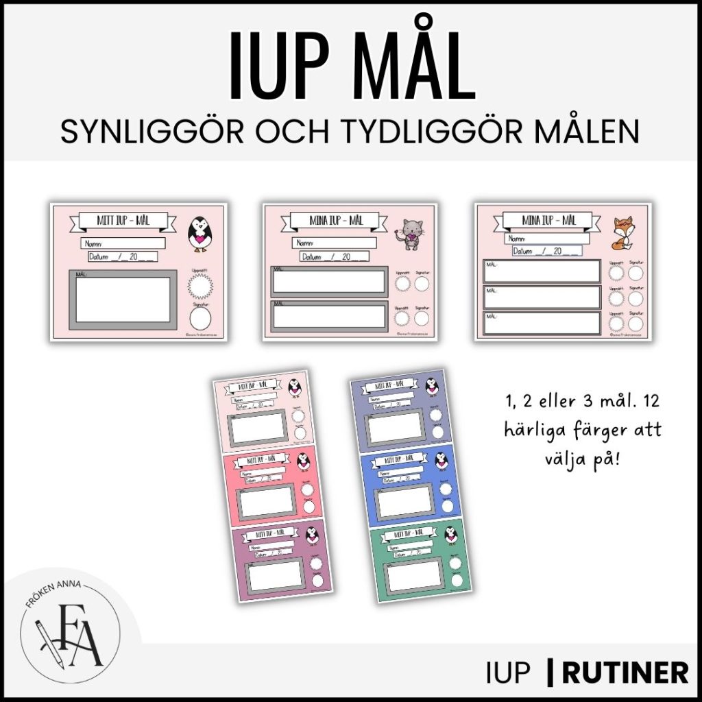 IUP-mål (etiketter)