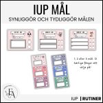 IUP-mål (etiketter) - bild 1