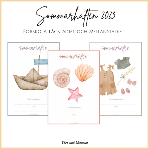 Sommarhäften 2023 - paket med alla tre
