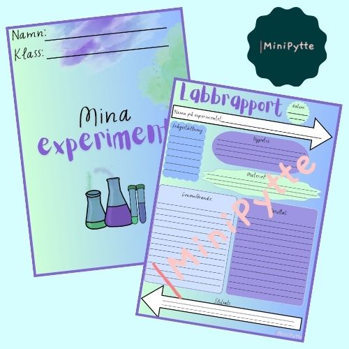 Labbrapport + framsida till experimentbok