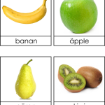 Frukt och bär 3 dels kort - bild 2