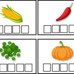 Stavningskort grönsaker - bild 3