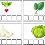 Stavningskort grönsaker - bild 4