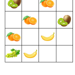 Sudoku frukt 4×4 - bild 2