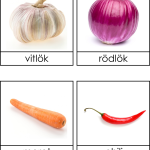 Grönsaker 3 delskort - bild 3