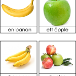 Frukter singularis och pluralis 3 dels kort - bild 3
