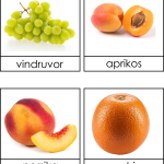 Frukt och bär 3 dels kort - bild 3