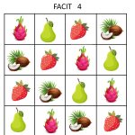 Sudoku frukt 4×4 - bild 6