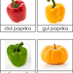 Grönsaker 3 delskort - bild 4