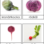 Grönsaker 3 delskort - bild 6