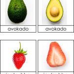 Hel och halv frukt, 3 del kort - bild 2