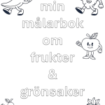 Målarbok – frukter och grönsaker - bild 2