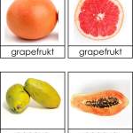 Hel och halv frukt, 3 del kort - bild 3