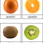 Hel och halv frukt, 3 del kort - bild 5