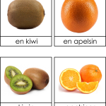 Frukter singularis och pluralis 3 dels kort - bild 5