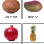 Frukt och bär 3 dels kort - bild 4