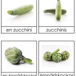 Grönsaker singularis och pluralis 3 delskort - bild 6