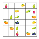 Sudoku frukt 6×6 - bild 2
