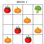 Sudoku grönsaker 4×4 - bild 3