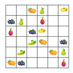 Sudoku frukt 6×6 - bild 3
