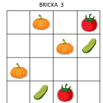 Sudoku grönsaker 4×4 - bild 4