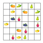 Sudoku frukt 6×6 - bild 4