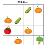 Sudoku grönsaker 4×4 - bild 5