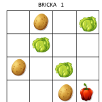 Sudoku grönsaker 4×4 - bild 6