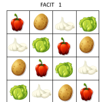 Sudoku grönsaker 4×4 - bild 7