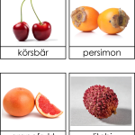 Frukt och bär 3 dels kort - bild 6
