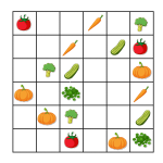 Sudoku grönsaker 6×6 - bild 4
