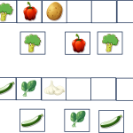 Fortsätt mönstret grönsaker - bild 2