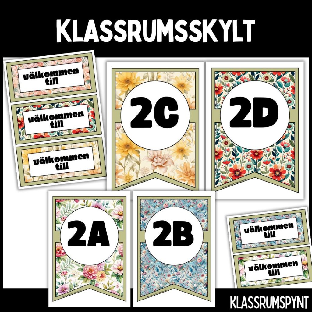 Klassrumsskylt – ÅK 2