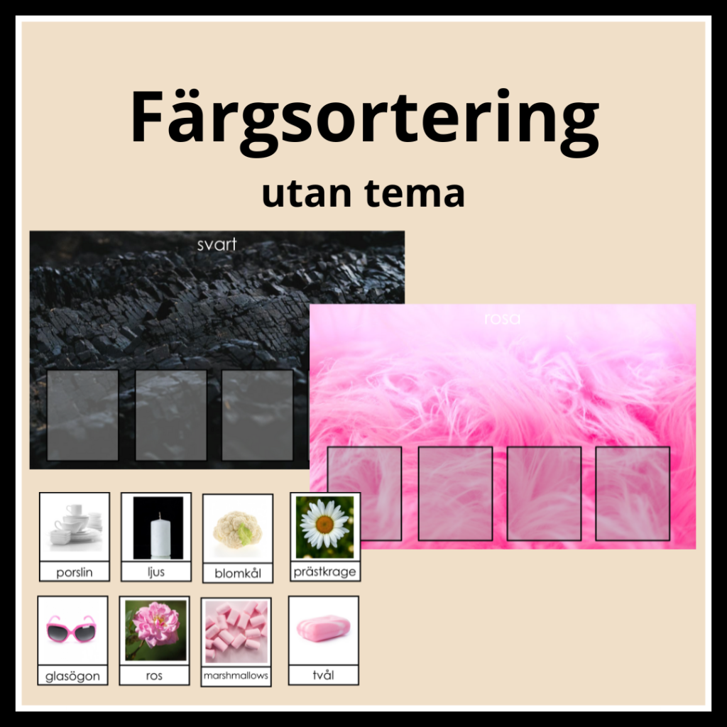 Färgsortering utan tema
