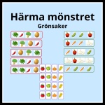 Härma mönstret – grönsaker - bild 1