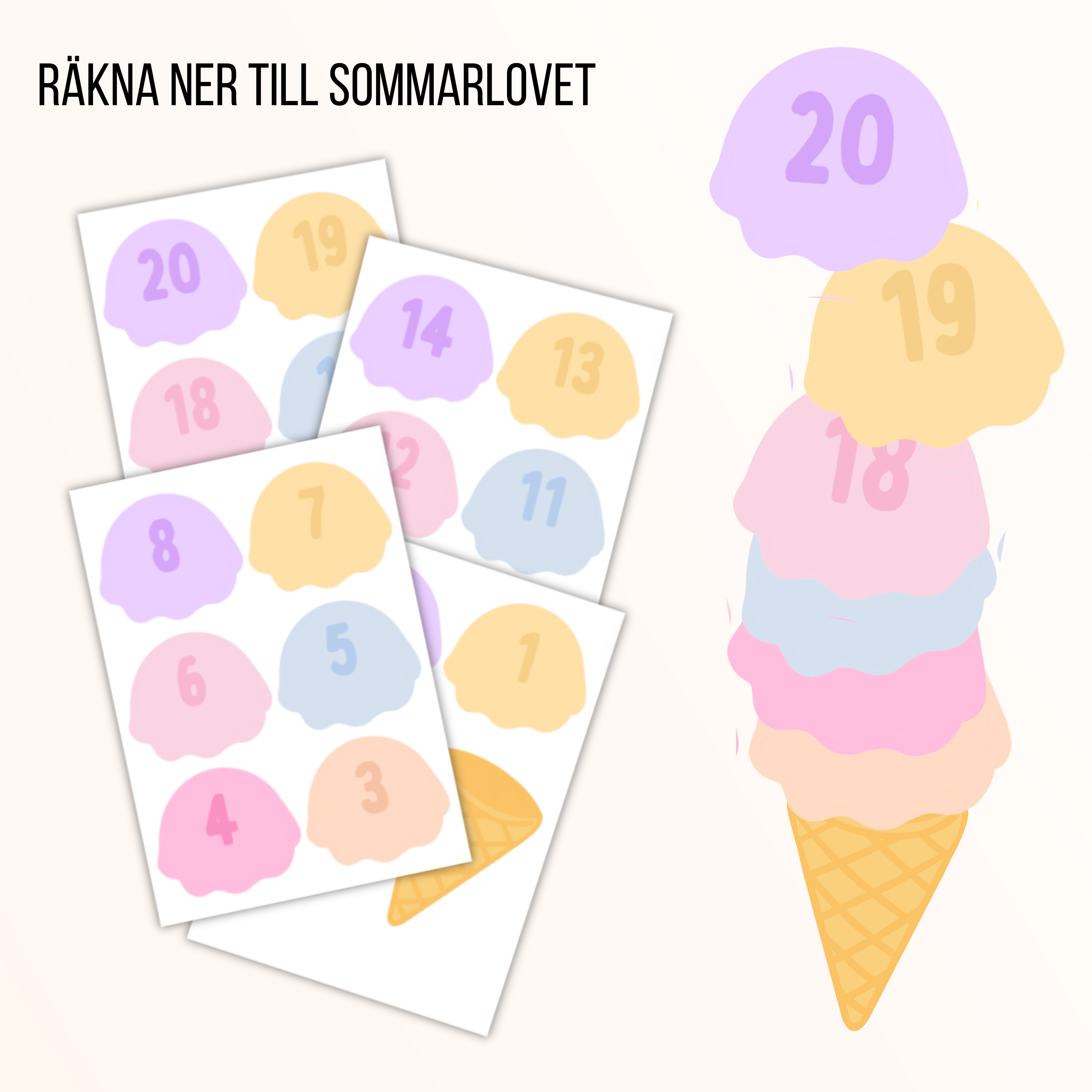 Räkna ner till sommarlovet