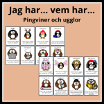 Jag har… vem har…. pingviner och ugglor - bild 1