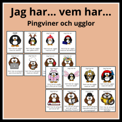 Jag har... vem har.... pingviner och ugglor
