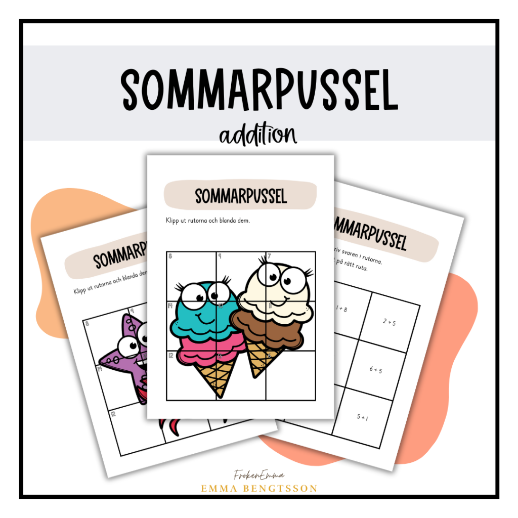 sommarpussel: addition