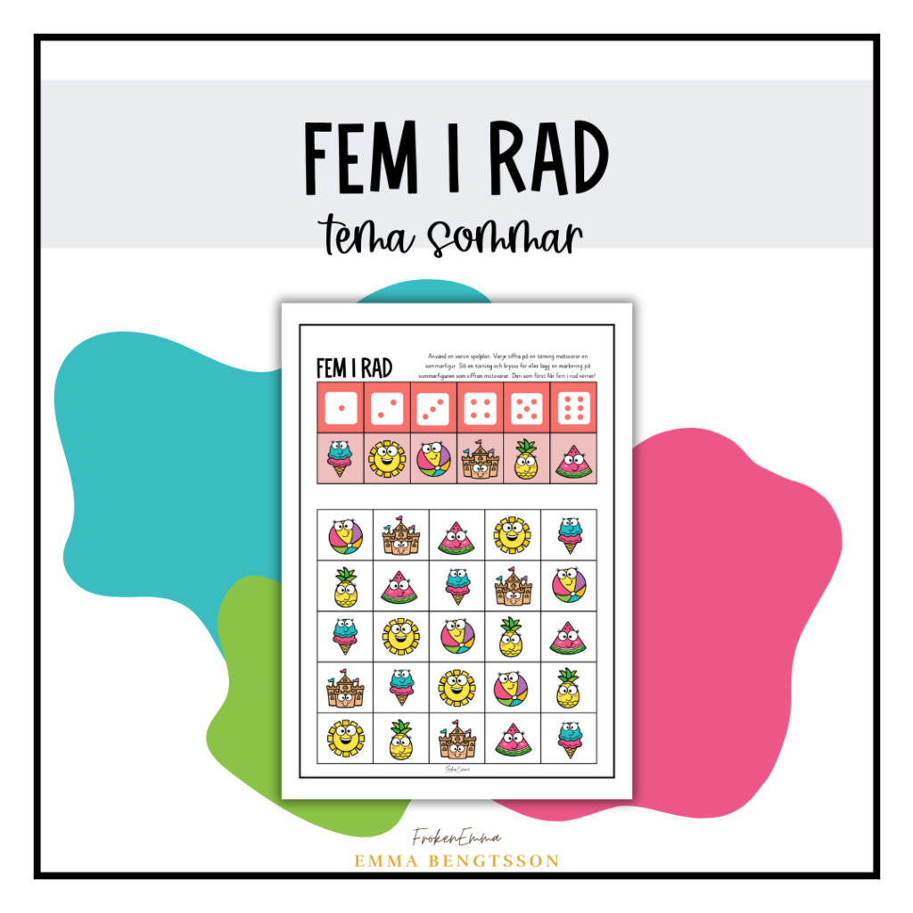 Fem i rad: tema sommar