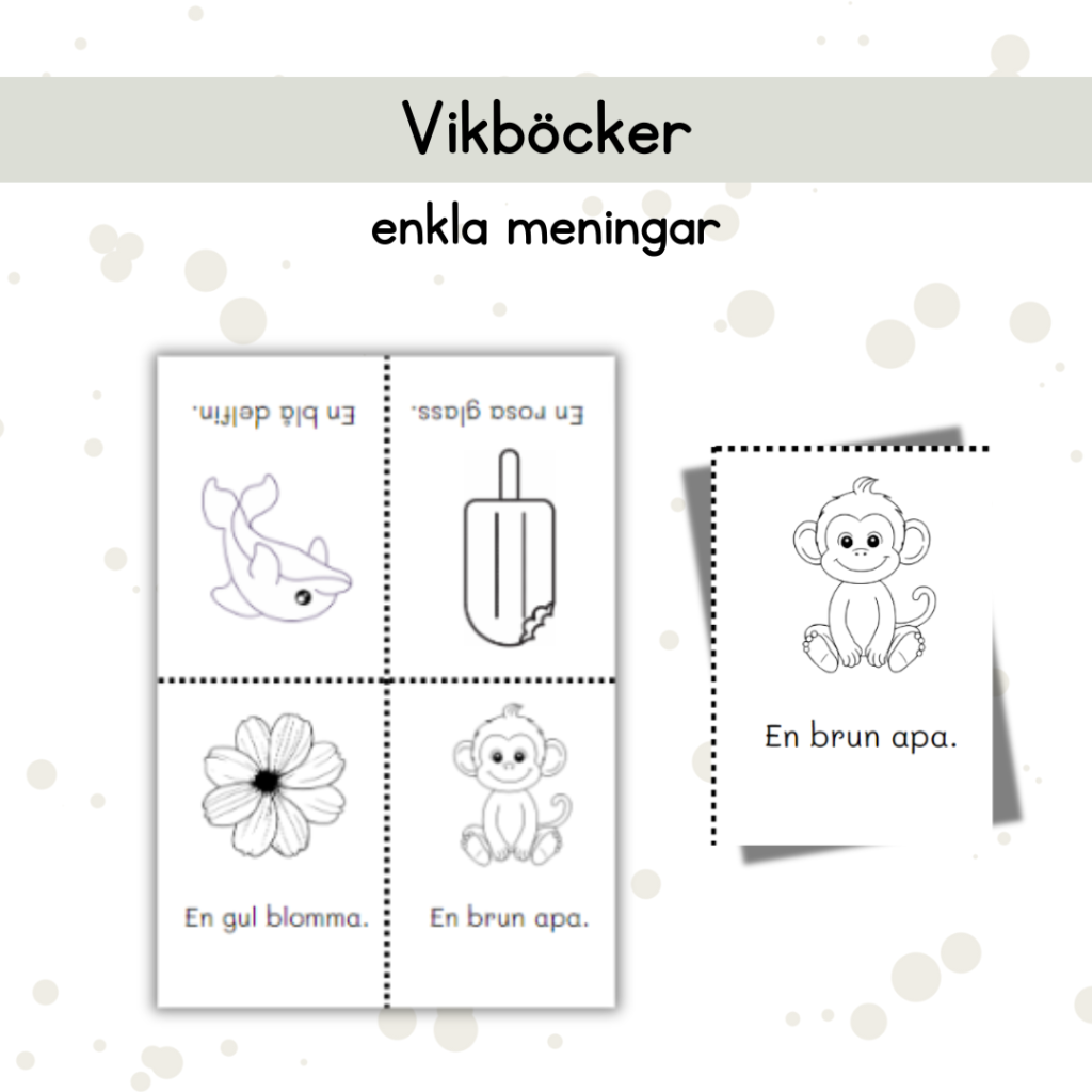 Vikböcker med enkla meningar