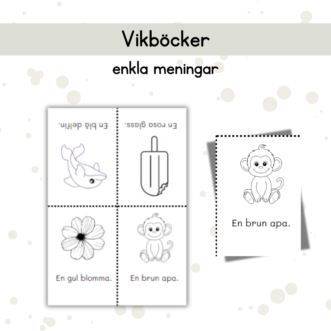 Vikböcker med enkla meningar