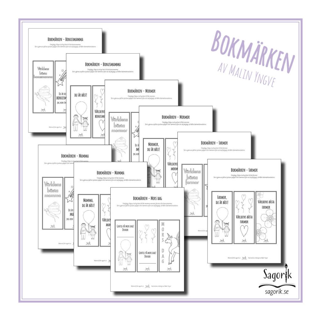 Mors dag Bokmärken
