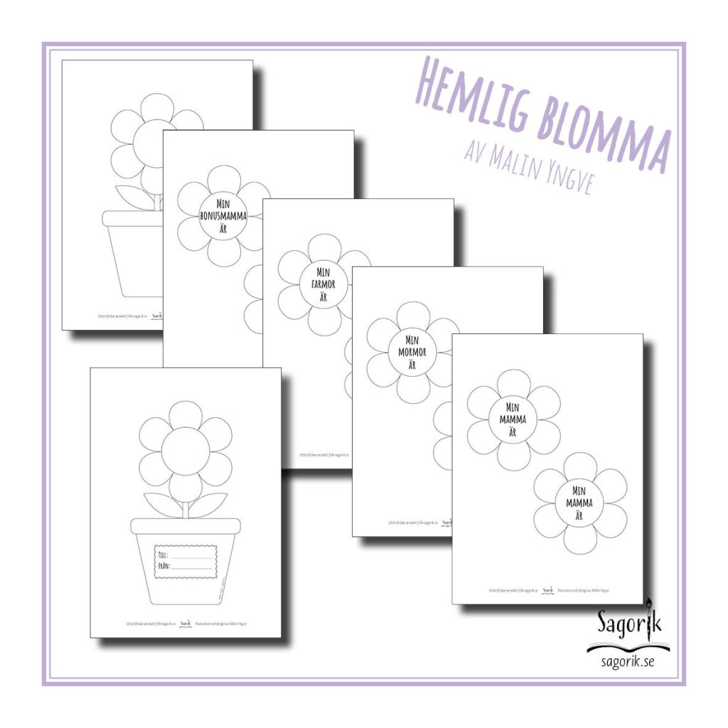 Mors dag Hemlig blomma