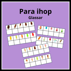 Para ihop glassar
