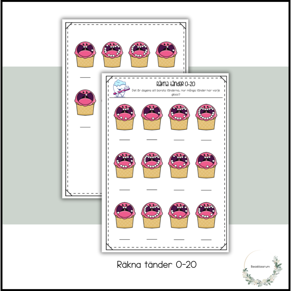 Räkna tänder 0-20