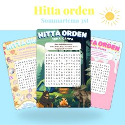 Hitta orden – Sommartema 2