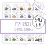 Pysselpaket 3D-pyssel diorama ALLA MOTIV - bild 1