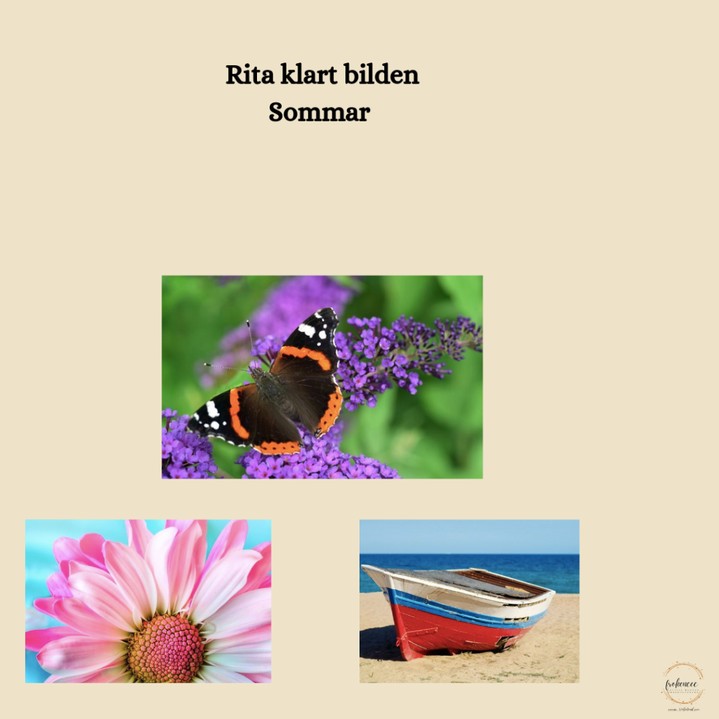 Rita klart bilden: SOMMAR