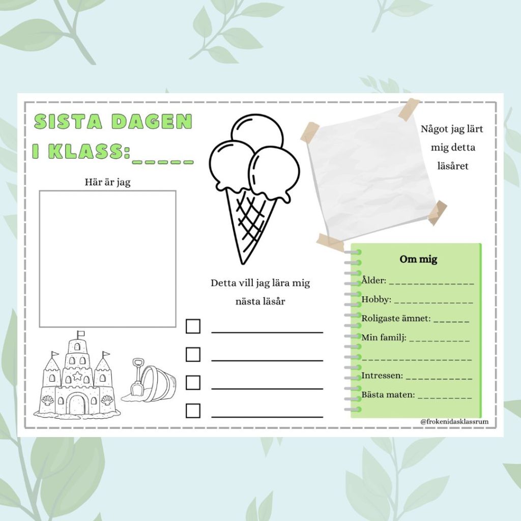 Sista dagen i klass…